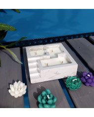 Γλάστρα Τετράγωνη Σκάλα