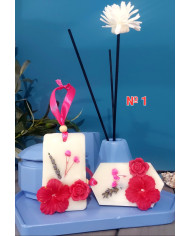 Soy Wax Diffuser "Flower Theme"