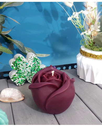 Large Candle "Rose"