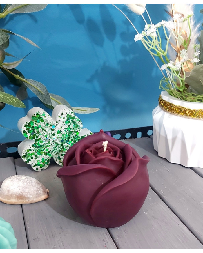 Large Candle "Rose"