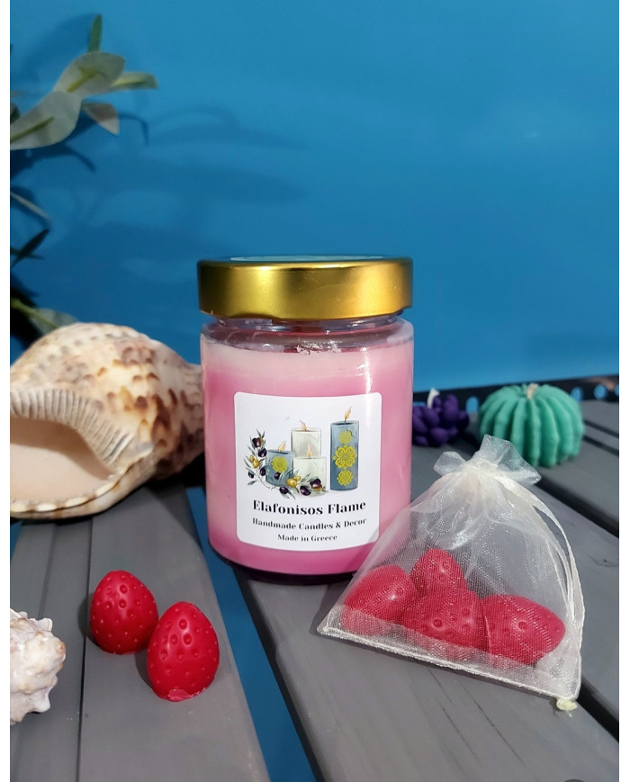 Candle Strawberry Milkshake