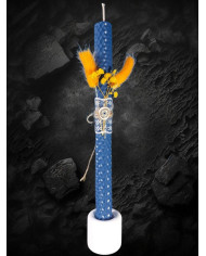 Candle Lampade Beewax Blue