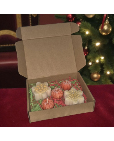 Σετ Κεριών Χριστουγέννων Νο1