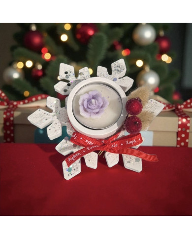 Snowflake Candle Holder