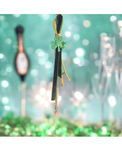 🍀 Γούρι «Τριφύλλι»βελούδο