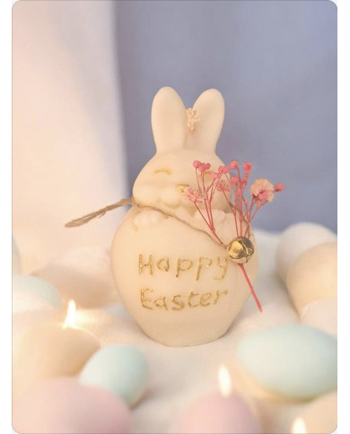 Easter Bunny Candle