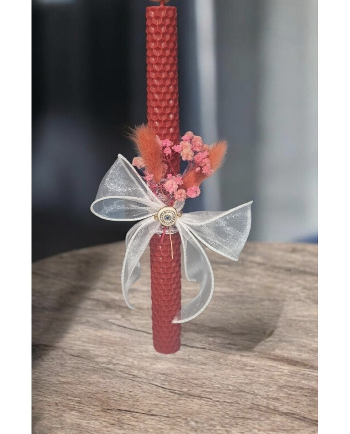 Λαμπάδα Κερί από Κερί Μέλισσας