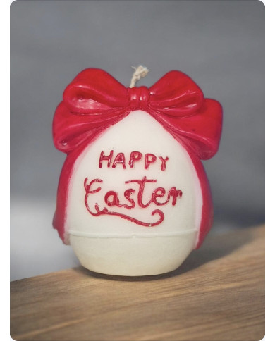 Candle “Easter Egg with Bow”