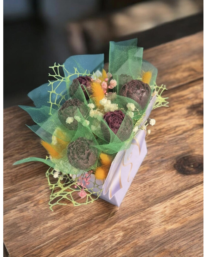 Peonies in Butterfly Box